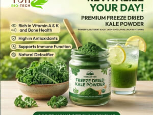 Freeze dried kale powder