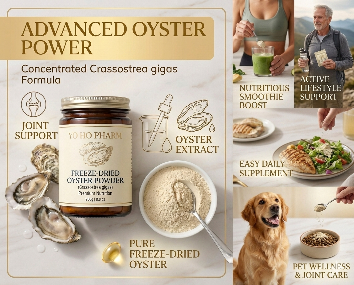 Premium Freeze-Dried Oyster Powder (Crassostrea gigas)